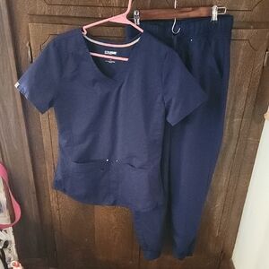 Scrubstar Navy Blue Scrub Set